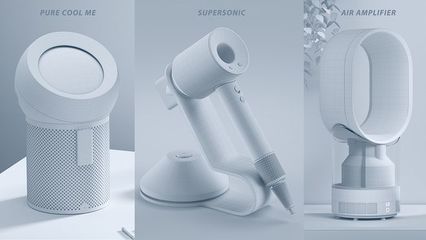 DYSON 系列产品表现 创新美学与三维设计探索